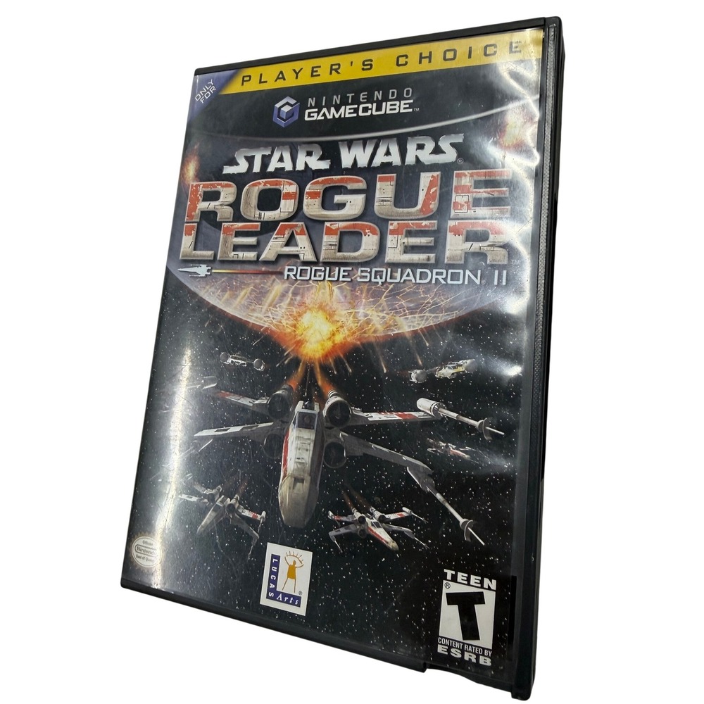 Star Wars Rogue Leader Rogue Squadron II Nintendo GameCube Players Choice CIB